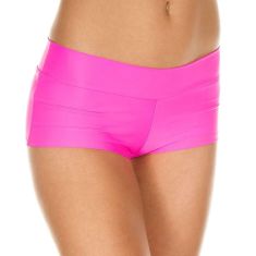 Matte Booty Shorts, Neon Pink